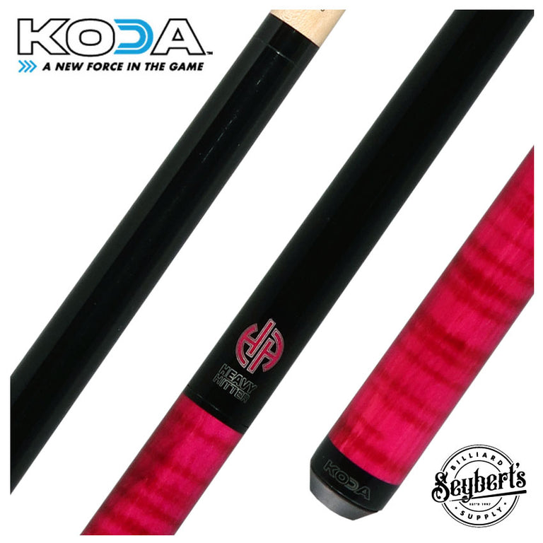 KODA Pink Stained Curly Maple Heavy Hitter Break/Jump Cue
