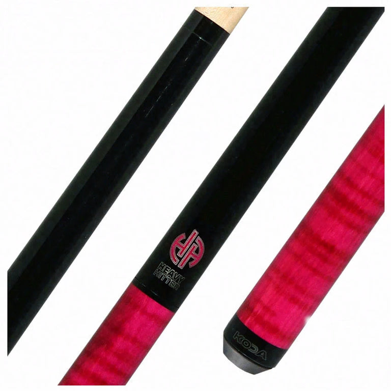 KODA Pink Stained Curly Maple 25oz. Heavy Hitter Break/Jump Cue