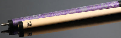 KODA Purple Rose Graphic Pool Cue - KDV30PL