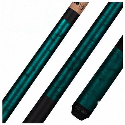 K2 KL104 Teal Smoke Matte Graphic Pool Cue with 12.50mm K2 LD Shaft - KL104