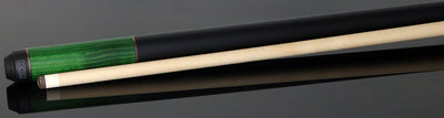 K2 Green-Stained Ash No Wrap Pool Cue with 12.50mm K2 LD Shaft
