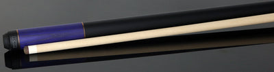K2 Purple-Stained Ash No Wrap Pool Cue with 12.50mm K2 LD Shaft