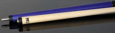 K2 Purple-Stained Ash No Wrap Pool Cue with 12.50mm K2 LD Shaft