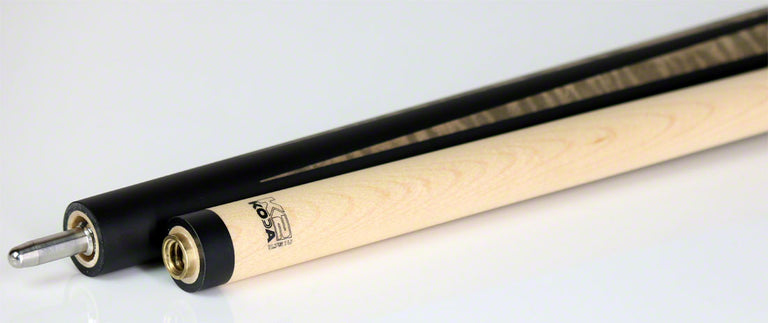 K2 KL171 4 Point Matte Black And Grey Graphic Pool Cue with 11.75mm LD Shaft - KL171