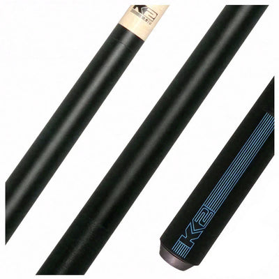 K2 Black/Blue 57 Inch Sport Pool Cue with 12.50mm LD Shaft