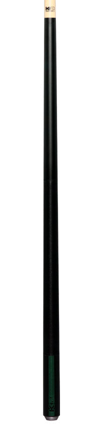K2 Black/Green Sport Pool Cue with 12.50mm LD Shaft