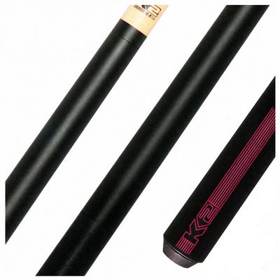 K2 Black/Pink Sport Pool Cue with 12.50mm LD Shaft