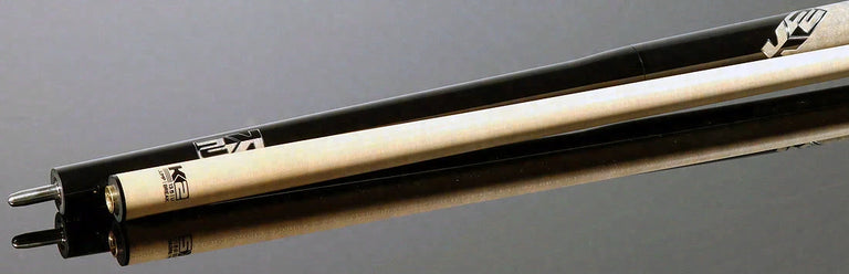 K2 Black and Gray Curly Maple 6 in 1 No Wrap Break/Jump Pool Cue