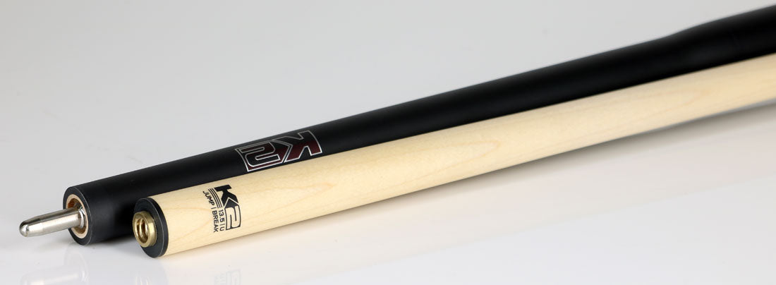 K2 Black and Burgundy 5 in 1 Break/Jump Pool Cue - KLJBBG