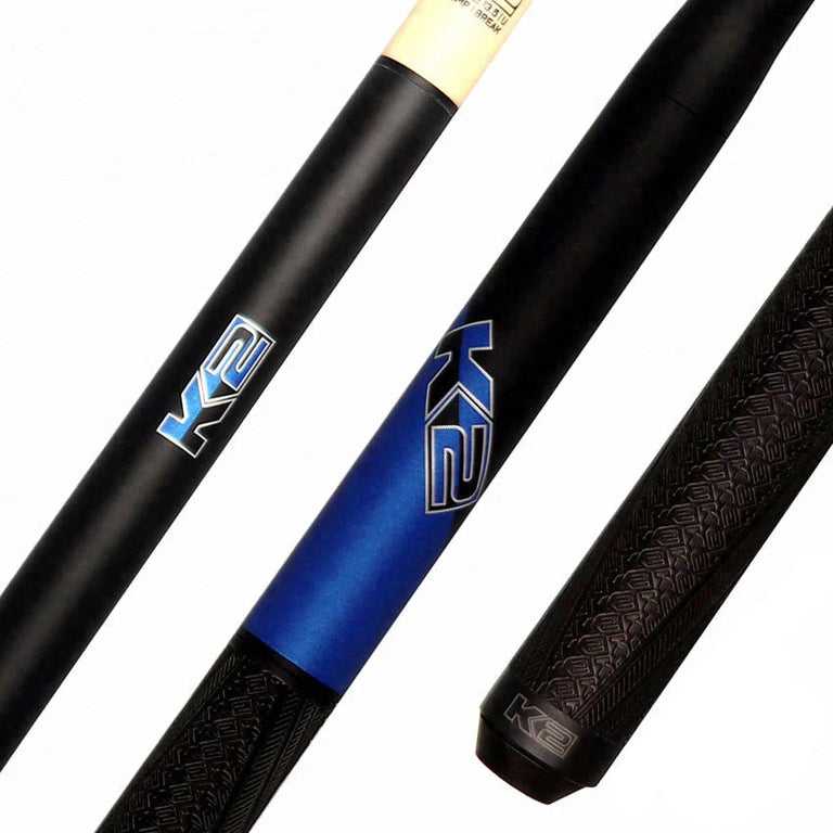 K2 Black and Blue 5 in 1 Break/Jump Pool Cue - KLJBBL