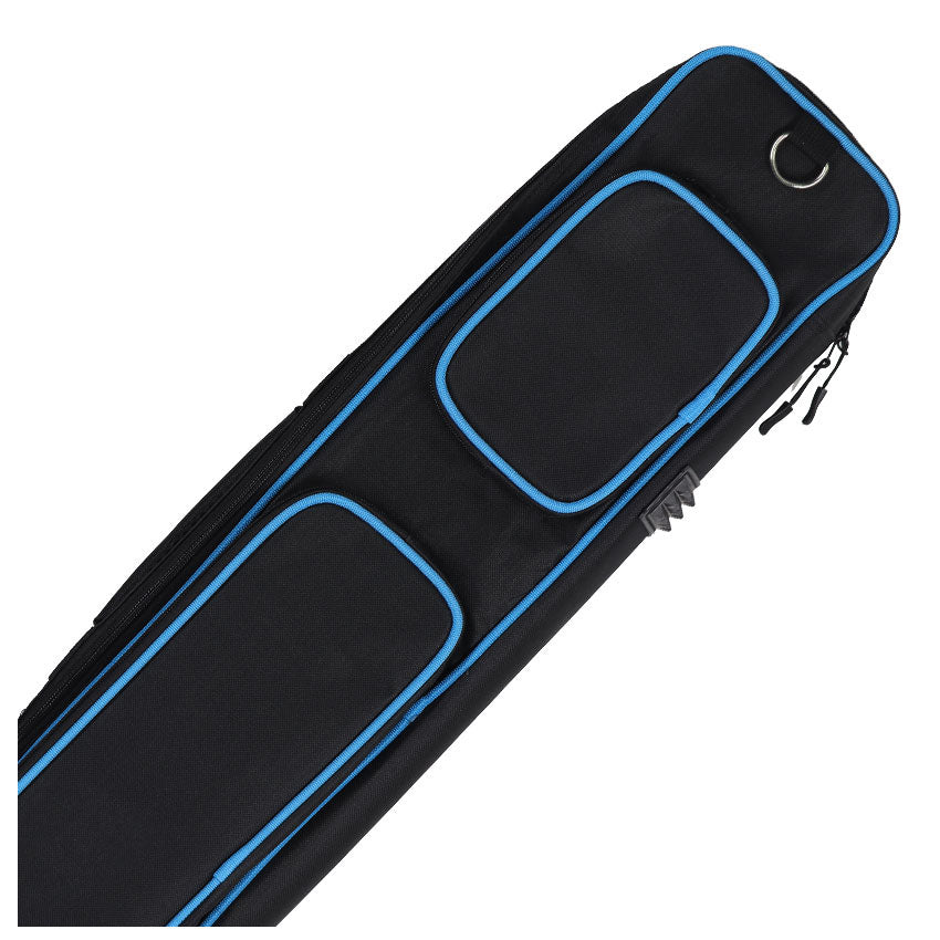 Xcel Butterfly Blue 3x4 Soft Pool Cue Case - KXS34BL - Seybert's