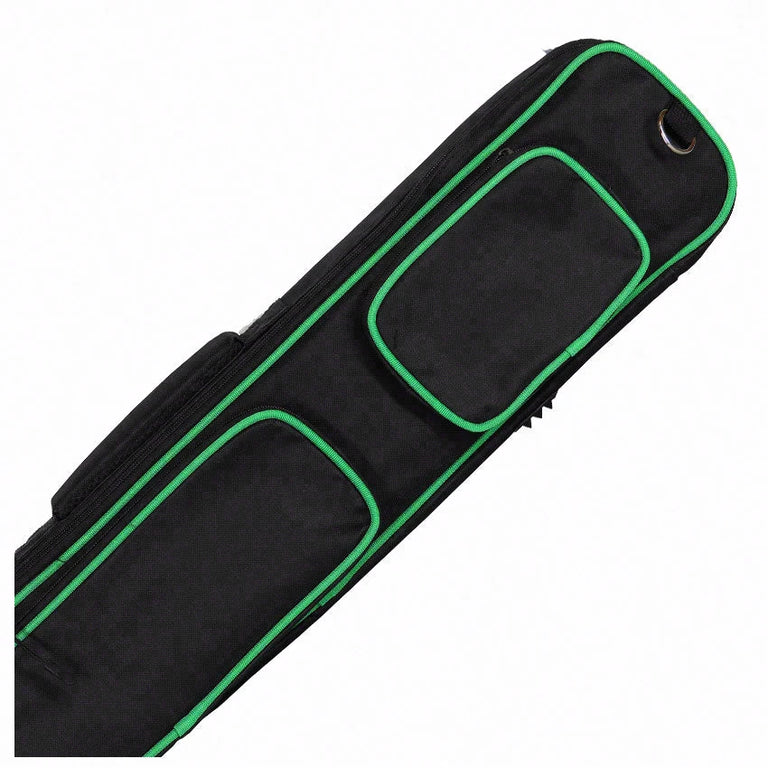 Xcel Butterfly Green 3x4 Soft Pool Cue Case - KXS34GN