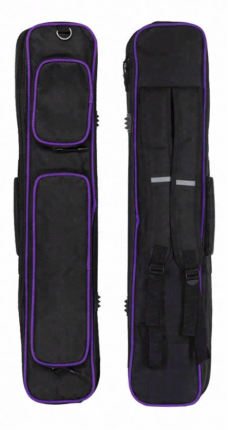 Xcel Butterfly Purple 3x4 Soft Pool Cue Case - KXS34PR