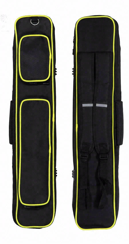 Xcel Butterfly Yellow 3x4 Soft Pool Cue Case - KXS34YW