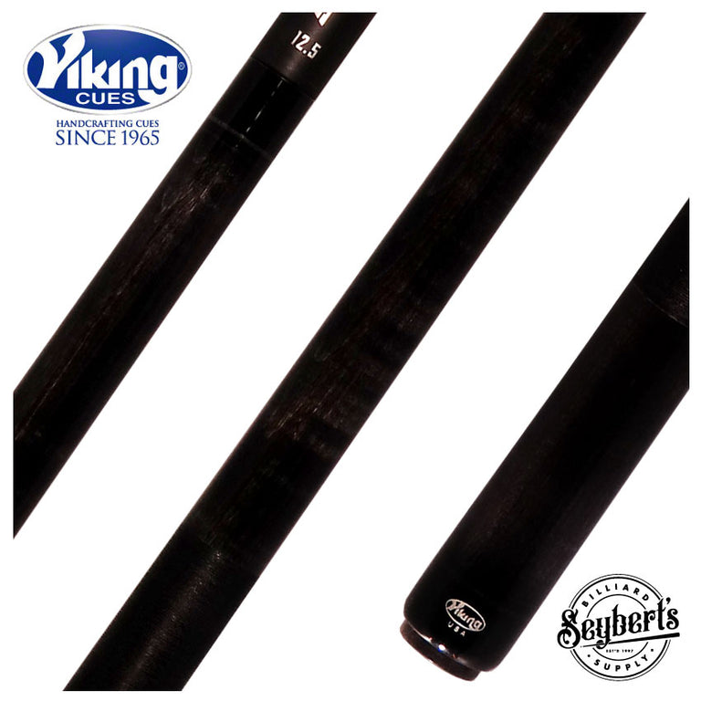 Viking Kayano Series Play Smoke Gray Stain Pool Cue with 12.5mm Siege Carbon Fiber Play Shaft