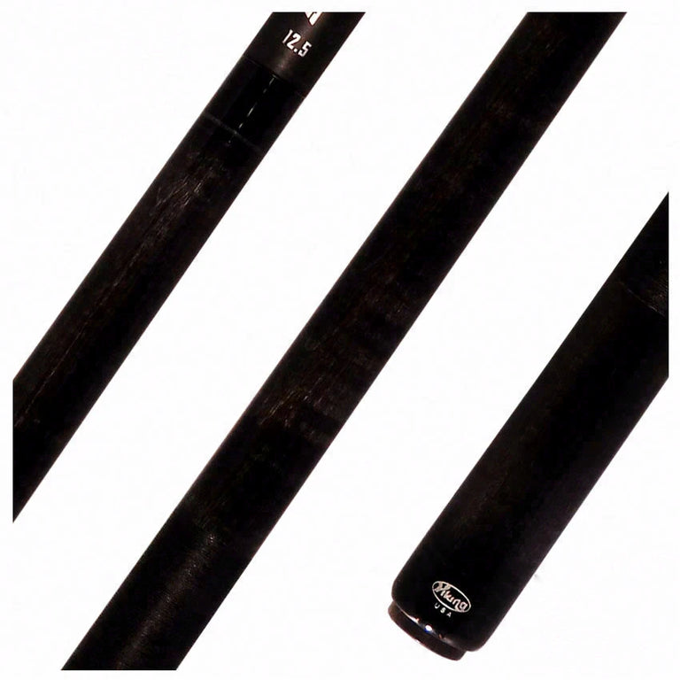 Viking Kayano Series Play Smoke Gray Stain Pool Cue with 12.5mm Siege Carbon Fiber Play Shaft