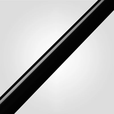 Rhino Luminax Series Jet Black No Wrap Pool Cue - RCLUMNWBK125