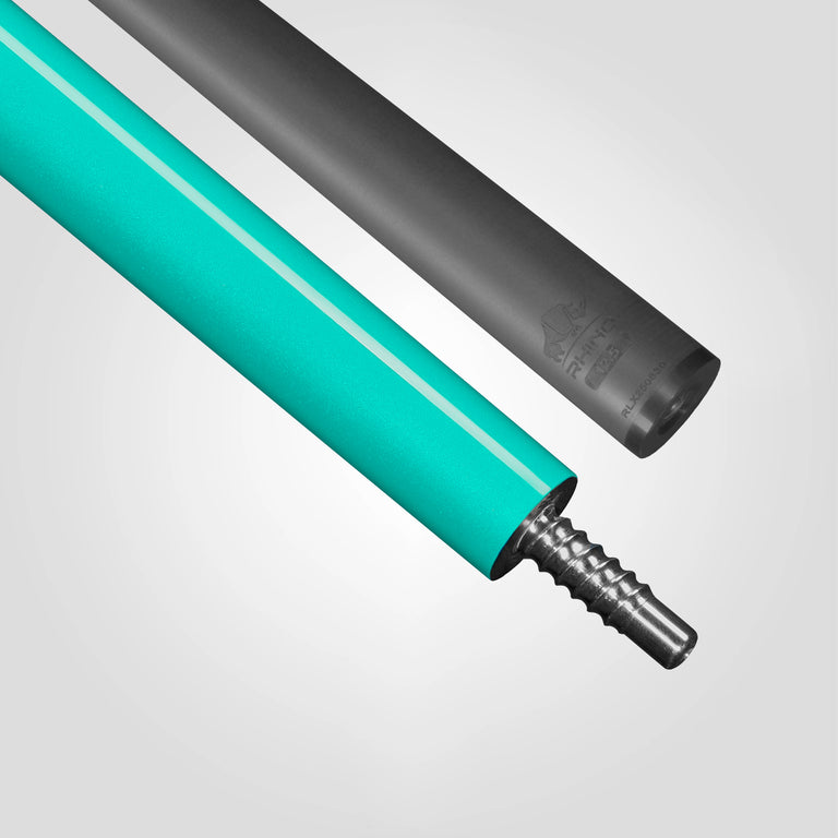 Rhino Luminax Series Tropical Turquoise No Wrap Pool Cue - RCLUMNWTUR125