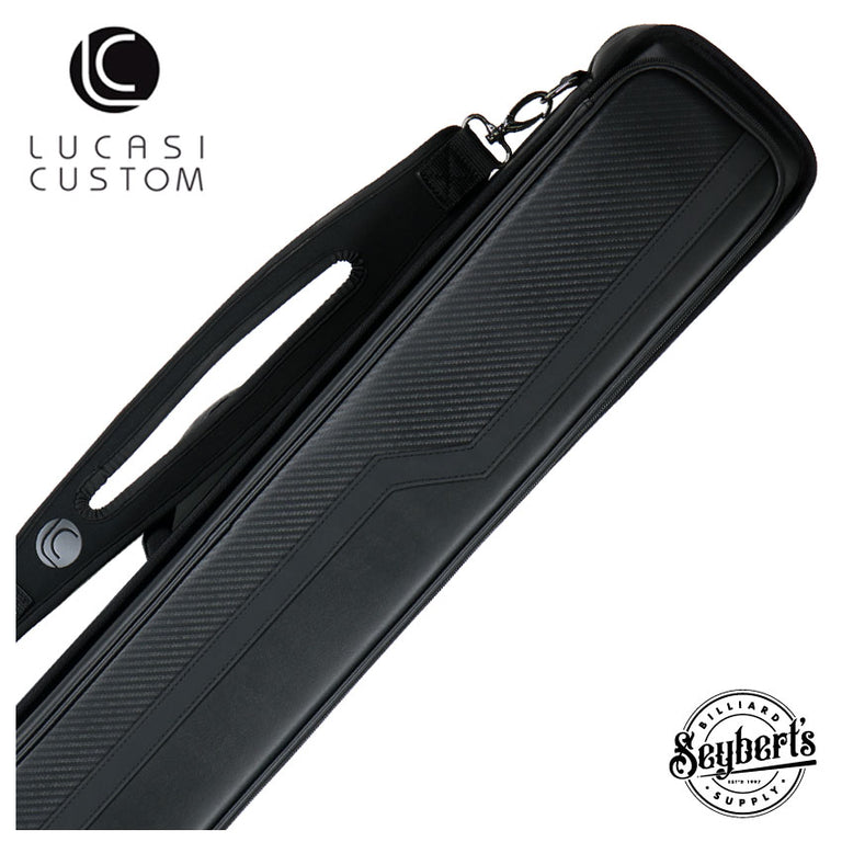Lucasi 4x8 Black Half Carbon Fiber Soft Case