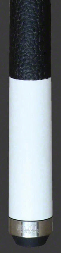 Bull Carbon White Pool Cue with Bull Carbon Shaft - LD15