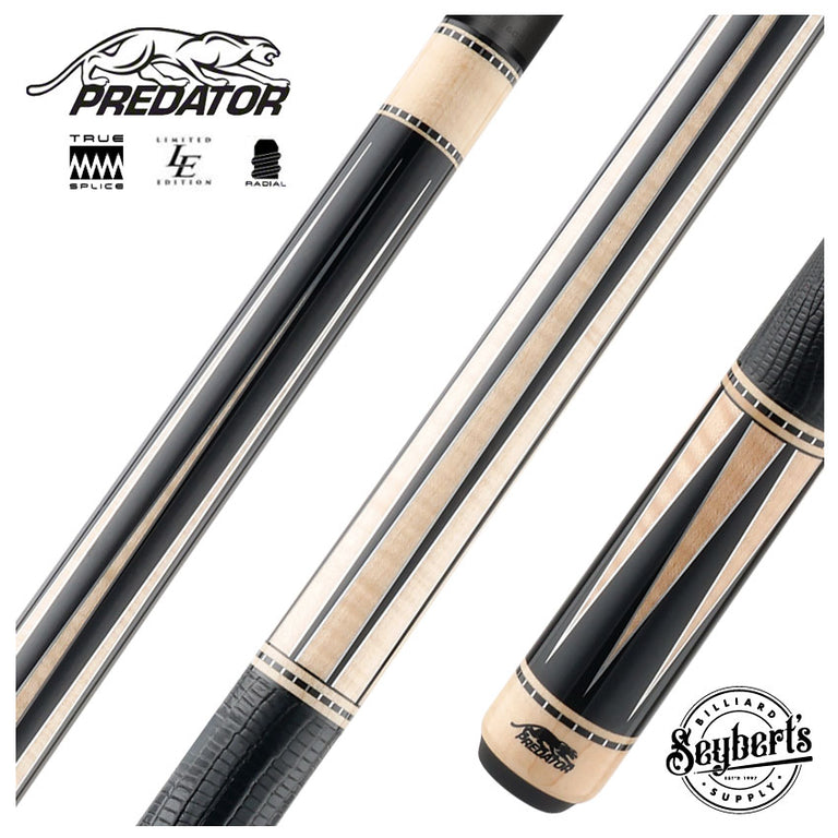 Predator LE Artisan Series Ebony and Maple Pool Cue - Radial