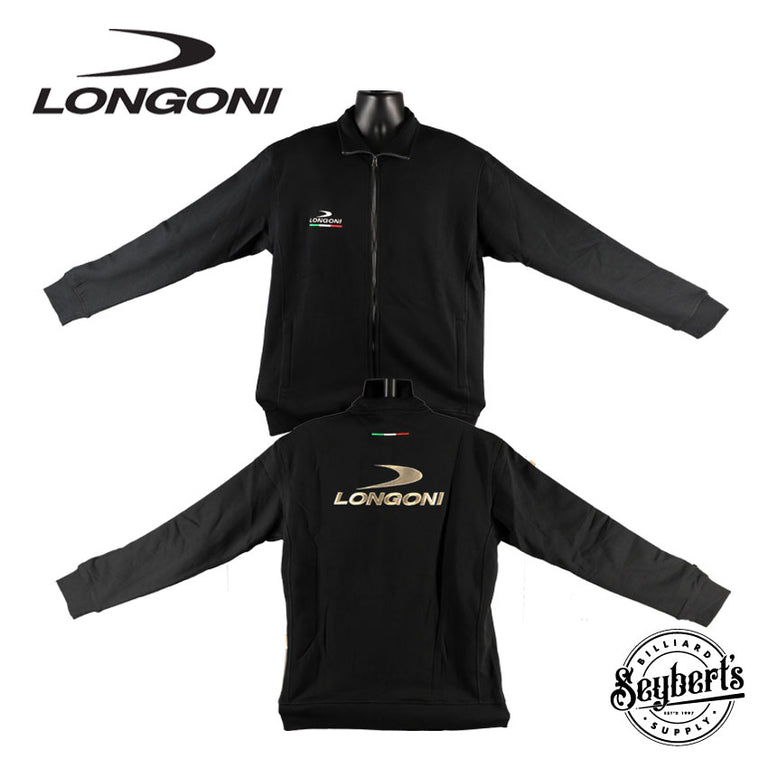 Longoni Black Zip-Up Sweatshirt