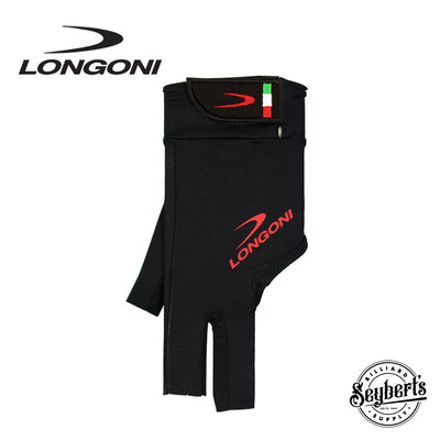 Longoni Black Fire 3.0 Left Hand Billiard Glove