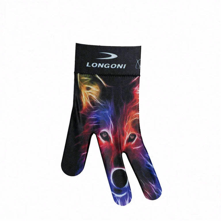 Longoni Left Hand Billiard Glove - Wolf