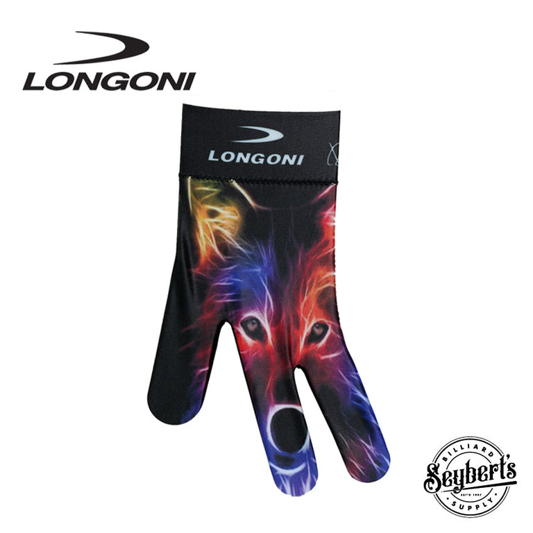 Longoni Left Hand Billiard Glove - Wolf