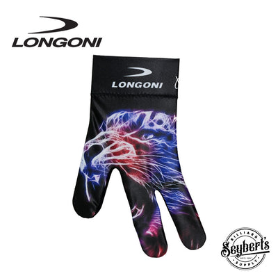 Longoni Left Hand Billiard Glove -Leopard