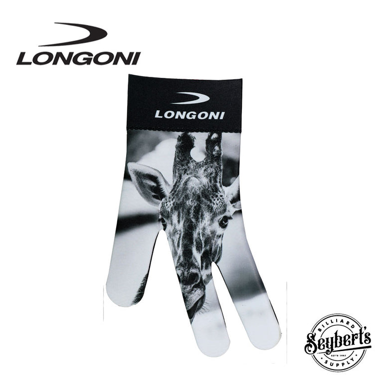Longoni Left Hand Billiard Glove - Giraffe