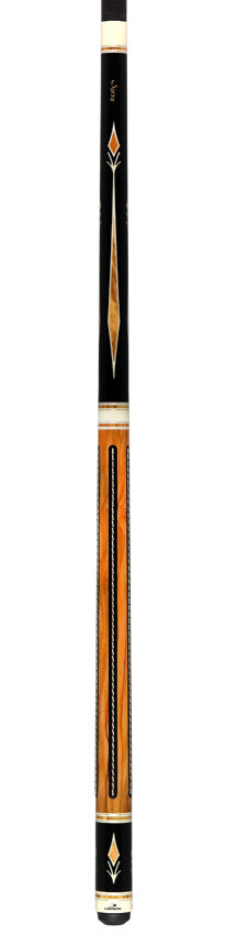 Longoni Sienna Pool Cue with Luna Nera American Pure Graphite Shaft - LG24440