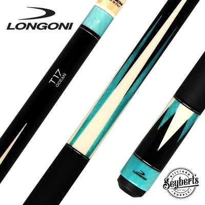 Longoni T-17 Ocean 8 Point Nox Pool Cue with S2 American Wood Shaft - LG24609