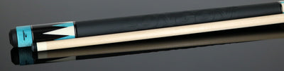 Longoni T-17 Ocean 8 Point Nox Pool Cue with S2 American Wood Shaft - LG24609