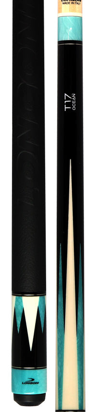 Longoni T-17 Ocean 8 Point Nox Pool Cue with S2 American Wood Shaft - LG24609