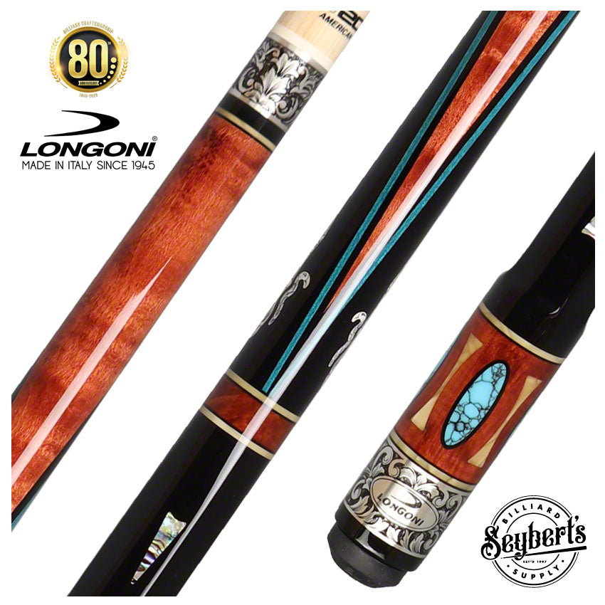 Longoni Stecca Pool Cue 'COLLECTION LUX XX' Pool Cue with S2 and