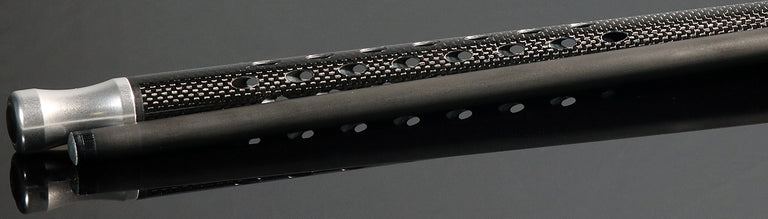 Longoni Malleus Next Carbon Fiber Jump Cue with Luna Nera Pure Graphite Shaft