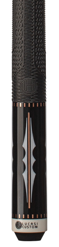 Lucasi Hybrid Midnight Black with 4pt Imitation Bone/Rose Gold
