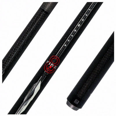 Little Monster 3K Black Carbon Weave Break Cue with Carbon Fiber Shaft