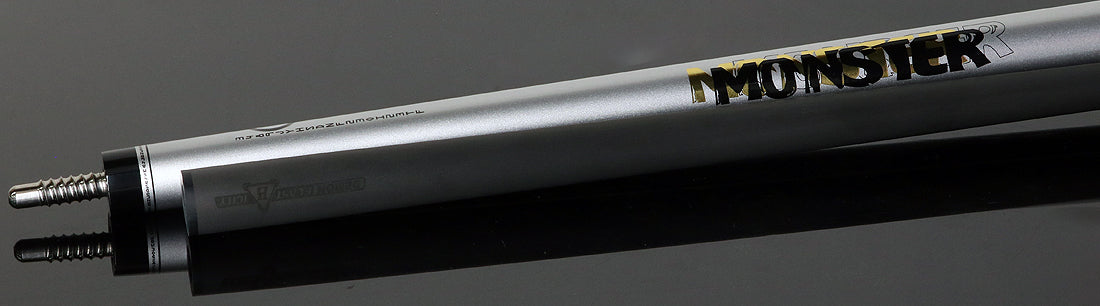 LittleMonster カーボンブレイクキュー ユニロック シルバー12.9 Little Monster Silver Cyber Demon No Wrap Break Cue - Seybert's