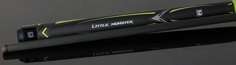 Little Monster Classic Green Impact 56 inch Short Break Cue with Carbon Fiber Shaft