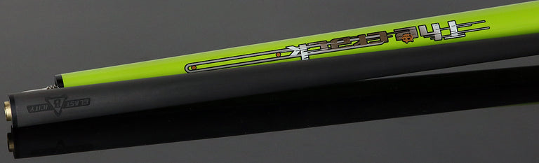 Little Monster Classic Green Impact 56 inch Short Break Cue with Carbon Fiber Shaft
