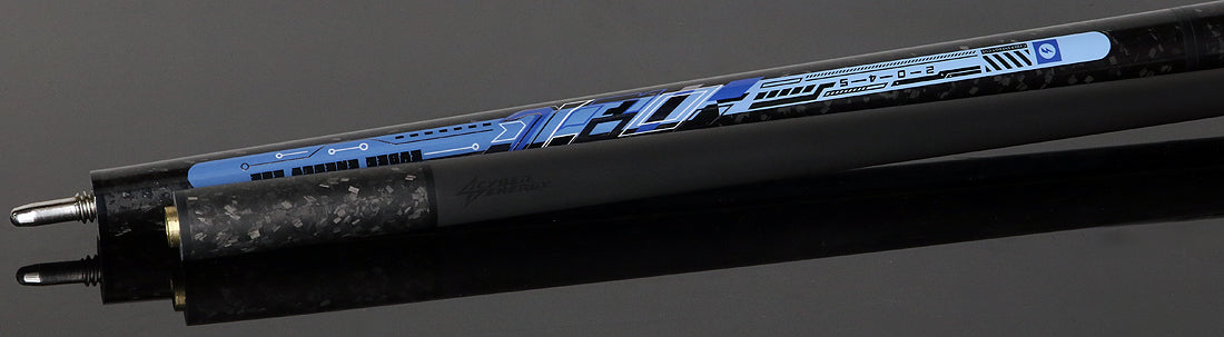 Little Monster Cyber Energy Blue No Wrap Break/Jump Cue with