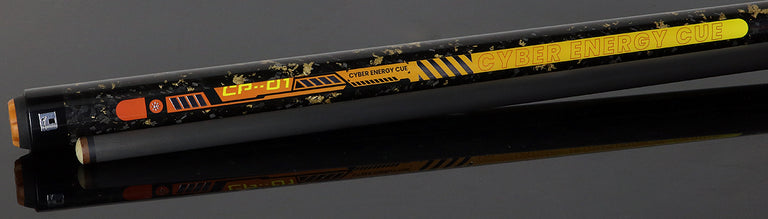 Little Monster Cyber Energy Sunshine Orange No Wrap Break/Jump Cue with Carbon Fiber Shaft