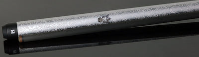 Little Monster Silver Egg Textured No Wrap Break/Jump Cue with Carbon Fiber Shaft