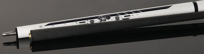 Little Monster White Egg No Wrap Break/Jump Cue with Carbon Fiber Shaft