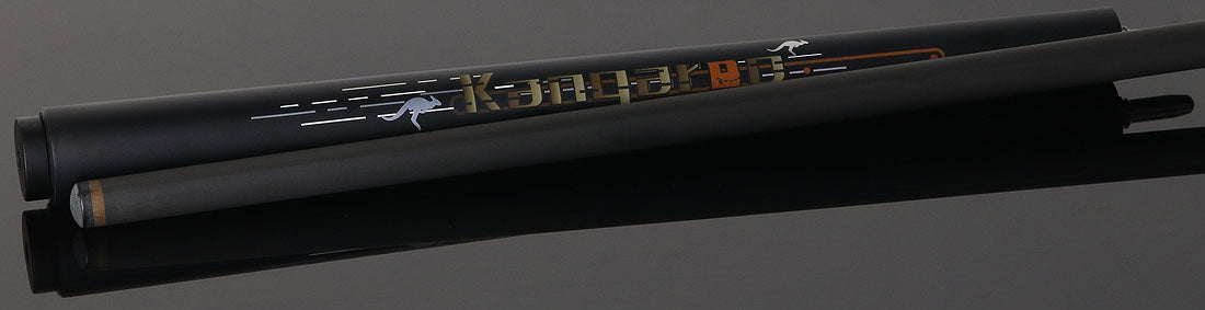 Little Monster Black Kangaroo Jump Cue with Carbon Fiber Shaft