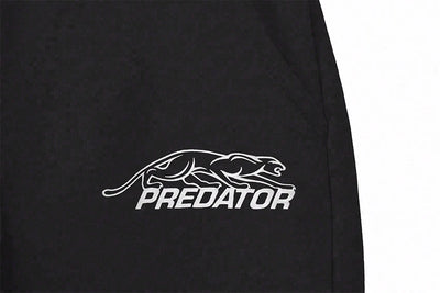 Predator Black with Cat Outlined Jogger Pants - Small
