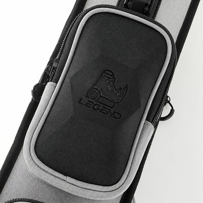 LEGEND RoomX 3x5 Hard Pool Cue Case - Cloud Silver