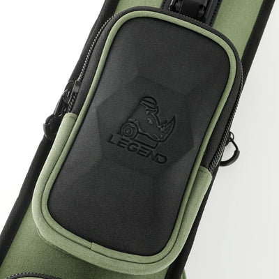 LEGEND RoomX 3x5 Hard Pool Cue Case - Sage Green